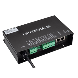 Контроллер HX-SPI-DMX-SL-4P (4096 pix, 220V, TCP/IP, add, ArtNet) (Arlight, IP20 Металл, 2 года)