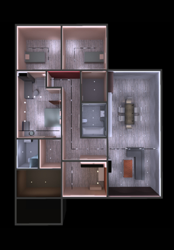 Освещение в жилом доме п. Дмитровская слобода