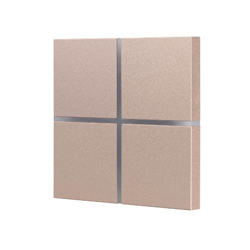 INTELLIGENT ARLIGHT Сенсорная панель KNX-304-13-IN Champagne (BUS, Frameless) (IARL, IP20 Металл, 2 года)