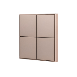 INTELLIGENT ARLIGHT Кнопочная панель KNX-304-23-IN Champagne (BUS, Frame) (IARL, IP20 Металл, 2 года)