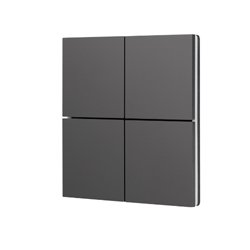 INTELLIGENT ARLIGHT Кнопочная панель KNX-304-23-IN Black (BUS, Frameless) (IARL, IP20 Металл, 2 года)