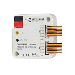 INTELLIGENT ARLIGHT Конвертер KNX-308-72-DRI-LL-IN (BUS) (IARL, IP20 Пластик, 2 года)