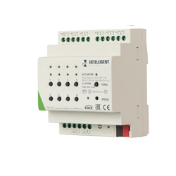 INTELLIGENT ARLIGHT Актуатор KNX-7083-82-DRO-MF-DIN (BUS/230V, 8x10А, KNX Secure) (IARL, IP20 Пластик, 2 года)