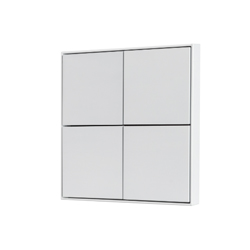 INTELLIGENT ARLIGHT Кнопочная панель KNX-304-23-IN White (BUS, Frame) (IARL, IP20 Металл, 2 года)
