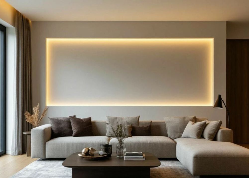 Как установить подсветку в стене