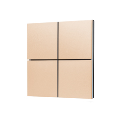 INTELLIGENT ARLIGHT Кнопочная панель KNX-304-23-IN Champagne (BUS, Frameless) (IARL, IP20 Металл, 2 года)