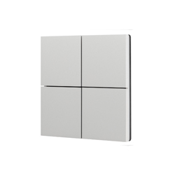 INTELLIGENT ARLIGHT Кнопочная панель KNX-304-23-IN Silver (BUS, Frameless) (IARL, IP20 Металл, 2 года)